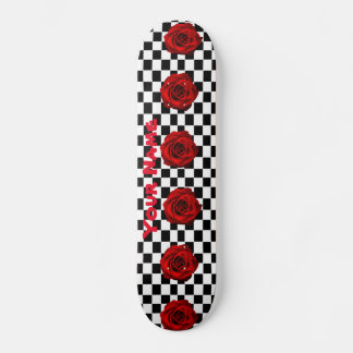 Skate Rosa Checker Design