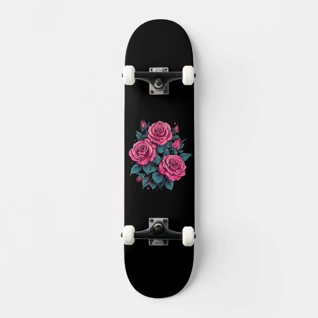 Skate Rosa Cor-de-Rosa (Frente)