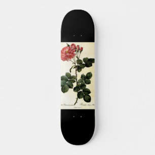 Skate Rosa floral Pierre Joseph Redouté