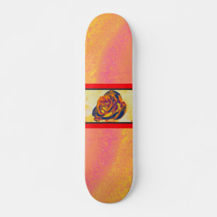 Skate Rosa Laranja