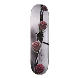 Skate rosas com fio