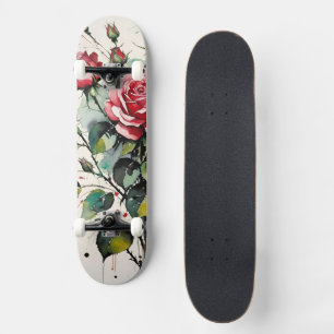 Skate Rosas de borda