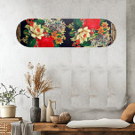Skate Rosas Florais de malhação Freak<br><div class="desc">Perfeito para malhações, desportistas e skatistas. Este tapete de ioga pode dobrar como tapete de meditação. Projetado para um amador e especialista, ambos, você vai adorar o lado artístico. A ilustração apresenta rosas, folhagem, verde</div>