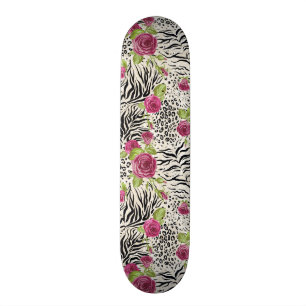 Skate Rosas no teste padrão animal