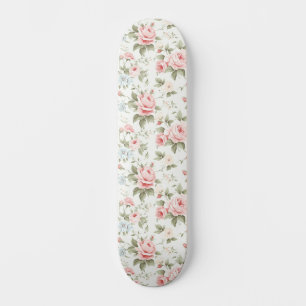 Skate Rosas Rosa Escamosas e Bonitas Todos os padrões