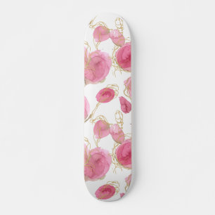 Skate Rosas rosadas
