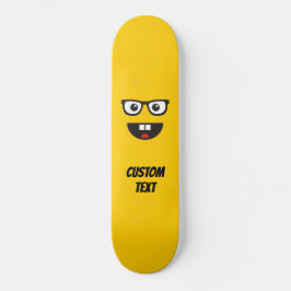 Skate Rosto de Nerd