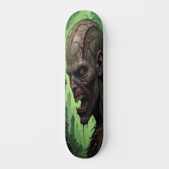 Skate Rosto de Zumbi Podre - Horror (Frente)