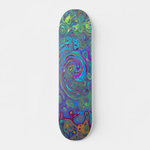 Skate Rotação Retrópica Verde de Espuma Magenta, Azul