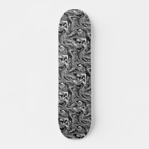 Skate Roteiros digitais em preto e branco