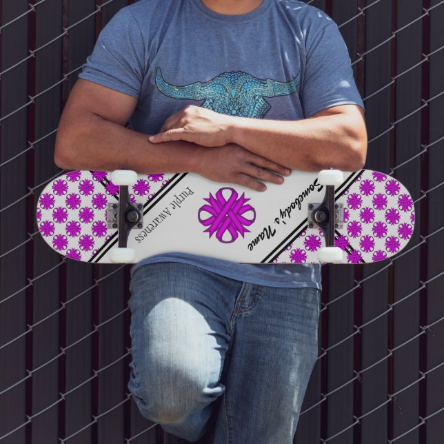 Skate Roxo Clover Ribbon por Kenneth Yoncich (Ao ar livre 3)