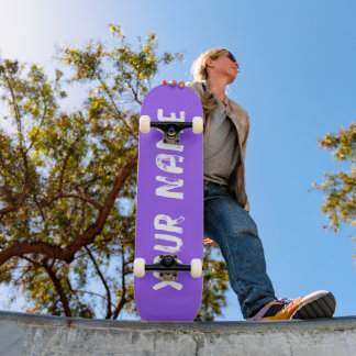 Skate Roxo Completo