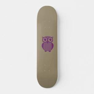 Skate roxo da coruja