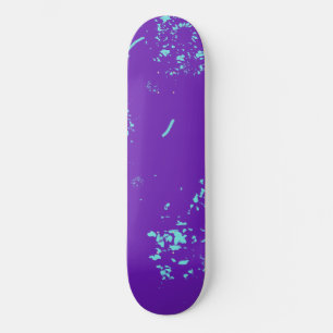 Skate Roxo - Dodores Azuis Claro