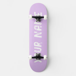 Skate Roxo Pastel Estético