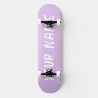 Skate Roxo Pastel Estético
