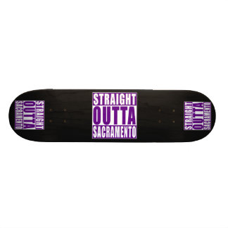 Skate Roxo reto de Outta Sacramento