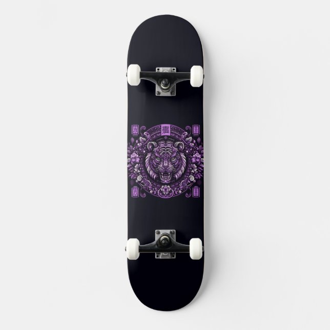 Skate Roxo-Roxo Tigre (Frente)