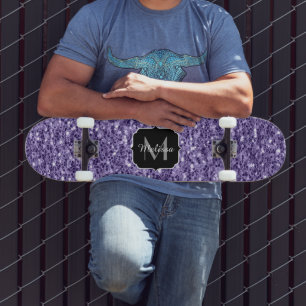 Skate Roxo ultra violeta brilho monograma