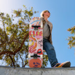 Skate Rua pop Art com nome<br><div class="desc">Torne esta Pop Art Street com o nome skate seu próprio, adicionando seu nome!</div>