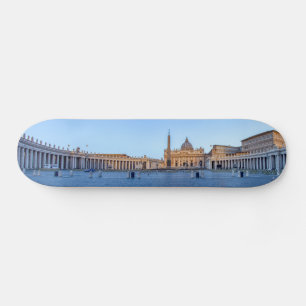 Skate Rua. Praça de Peter em Cidade Vaticano - Roma, Itá