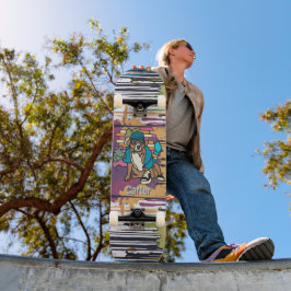 Skate Rua Retro Cachorro, Boné e tênis | Engraçado