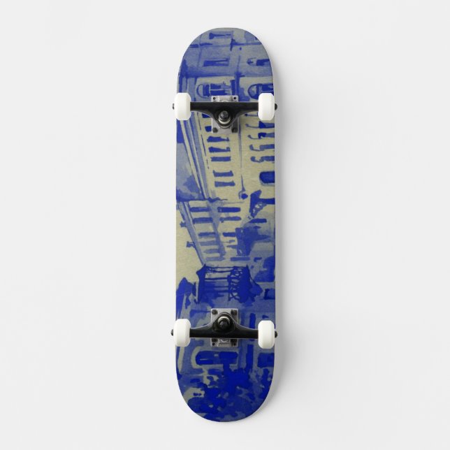 Skate Ruas pequenas na cidade velha (Frente)