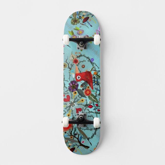 Skate Rupydetequila texto Rupydetequila palavras turques (Frente)