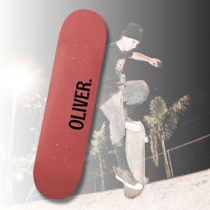 Skate Rusty Orange Modern Name   Trendência Clássica