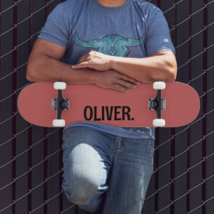 Skate Rusty Orange Modern Name   Trendência Clássica