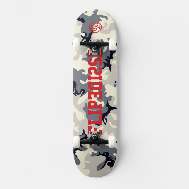 Skate Sacudir Para O Camo Do Skateboarders Real (Frente)