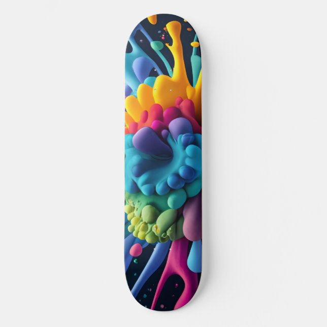 Skate Salpico de Tinta (Frente)