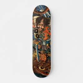 Skate Samurai japonês matando uma imensa píton