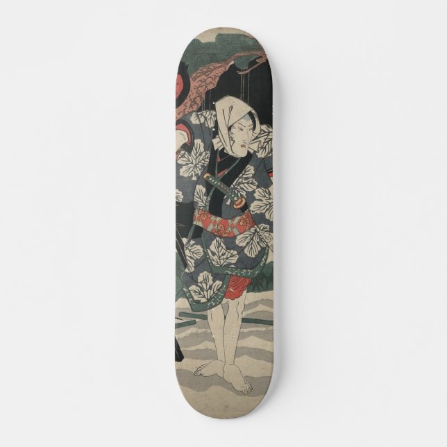 Skate Samurai na neve em Japão cerca de 1825 (Frente)