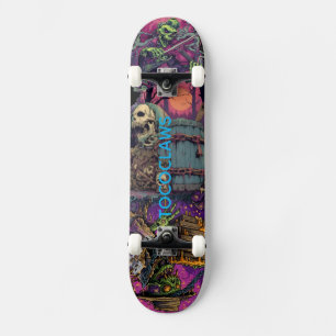 Skate Samurai Zumbi Multi-Painel e Horror de Barril Acor