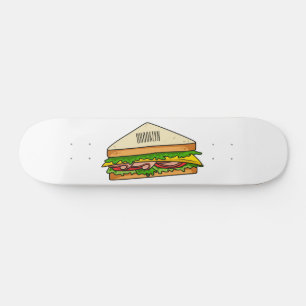 Skate Sandwich cartoon illustration