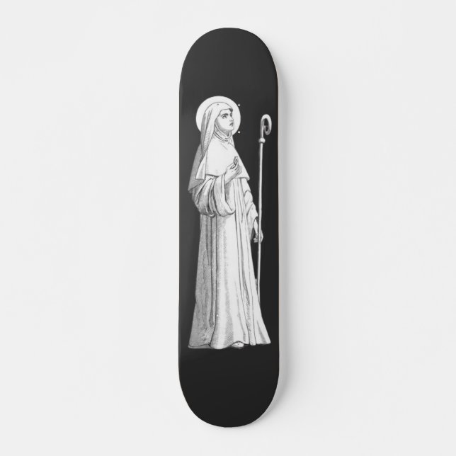 Skate Santo Catherine de Siena Virgin (Frente)