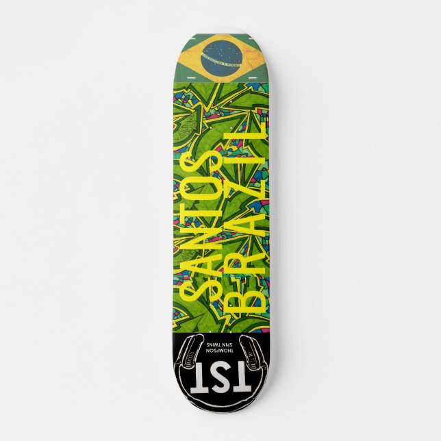 Skate SANTOS BRASIL Skateboard, 7¾" Deck (Frente)