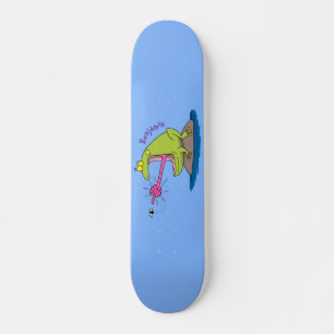 Skate Sapo engraçado e desenho animado