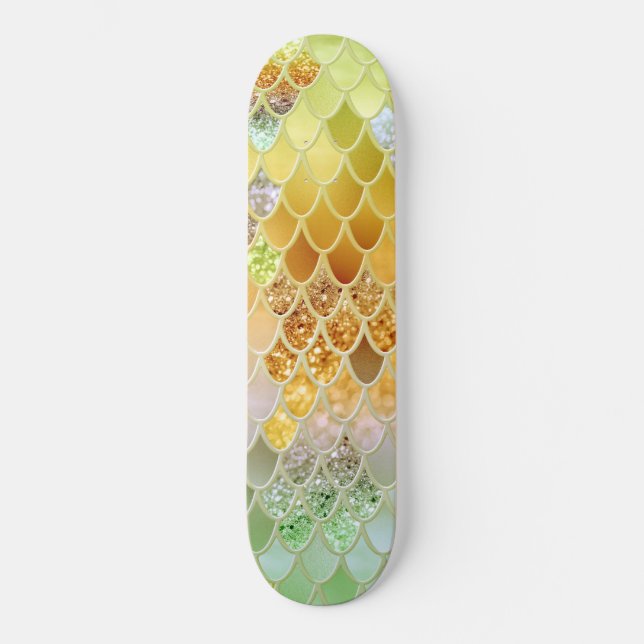 Skate Scales de Sereia de Verão #5 (Faux Glitter) (Frente)