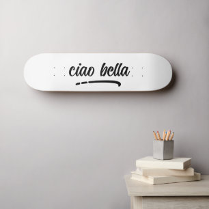 Skate Script Elegante Italiano Ciao Bella