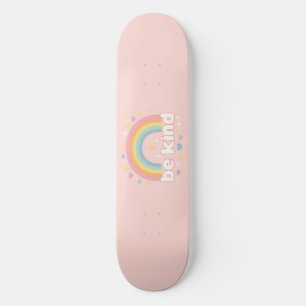 Skate Seja Gentil – Positividade Arco-Íris Pastel