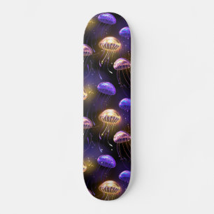 Skate Sem costura com águas-vivas brilhantes