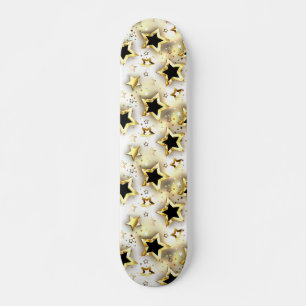 Skate Sem costura leve com estrelas douradas