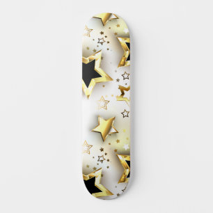 Skate Sem costura leve com estrelas douradas