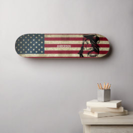 Skate Senhora Pirata Americana Personalizada