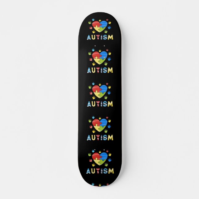 Skate Sensibilização para o autismo (Frente)