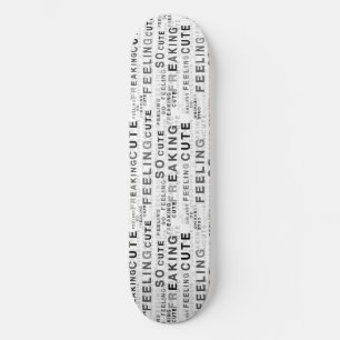 Skate Sentir Design de texto Bonito