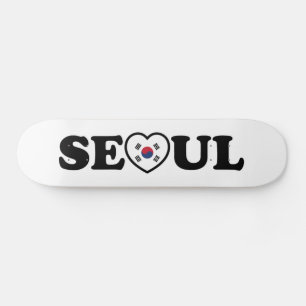 Skate Seoul Love Heart Taegeukgi Flag