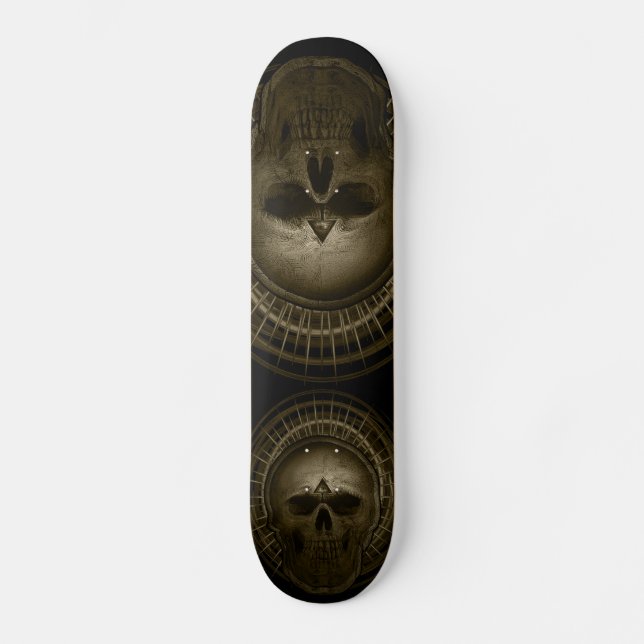 skate Sepia Skull (Frente)